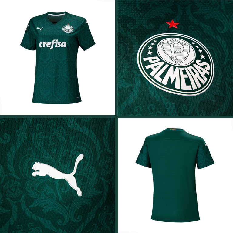 Camisa Palmeiras Home Puma Feminina
