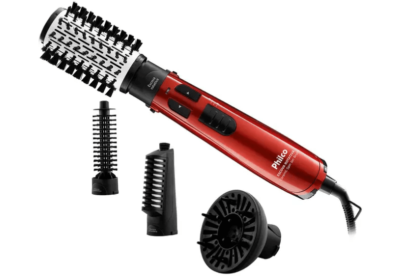 Escova Rotativa Ceramic Spin Ion Brush Philco