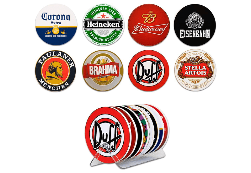 Porta Copos com o tema de cerveja 