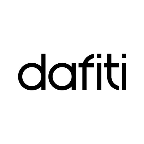 A foto mostra a logotipo da marca Dafiti.