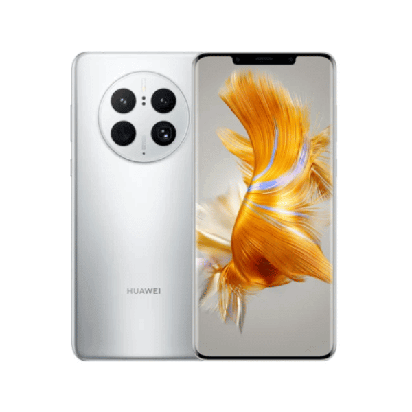 Foto do Huawei Mate 50 Pro na cor cinza.