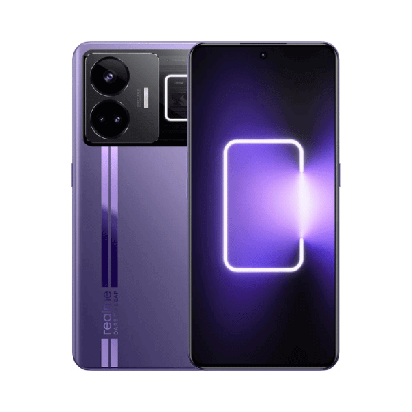 Foto do Realme GT Neo na cor roxo.