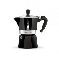 Cafeteira Moka Espresso 3 Xícaras 130ml Bialetti Preta