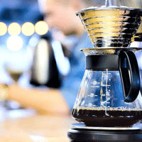 Cafeteira Hario V60 para preparo de café manual