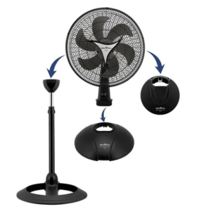Ventilador Britânia Mega Turbo 40 Six 3 Em 1